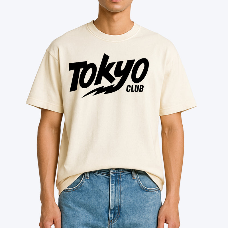 Tokyo Club Graphic T-Shirt - Deep Plum