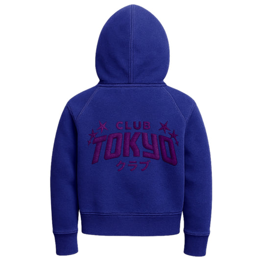 CLUBTOKYO™ Fleece Zip Hoodie – Blue