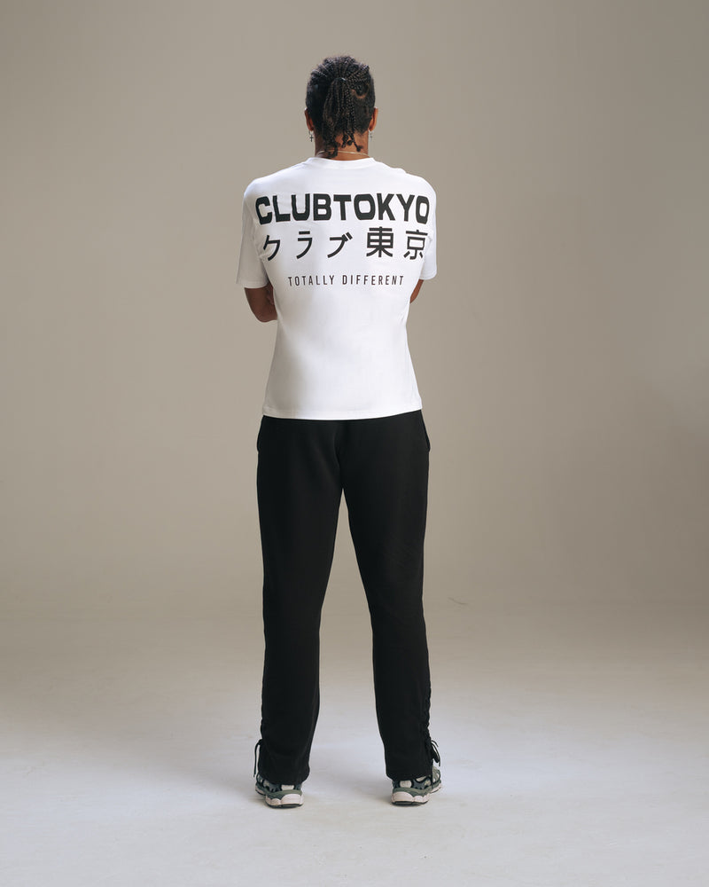 CLUBTOKYO™ “Totally Different” Graphic Tee White
