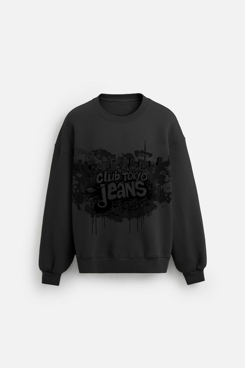 CLUBTOKYO Oversized Graphic Sweatshirt