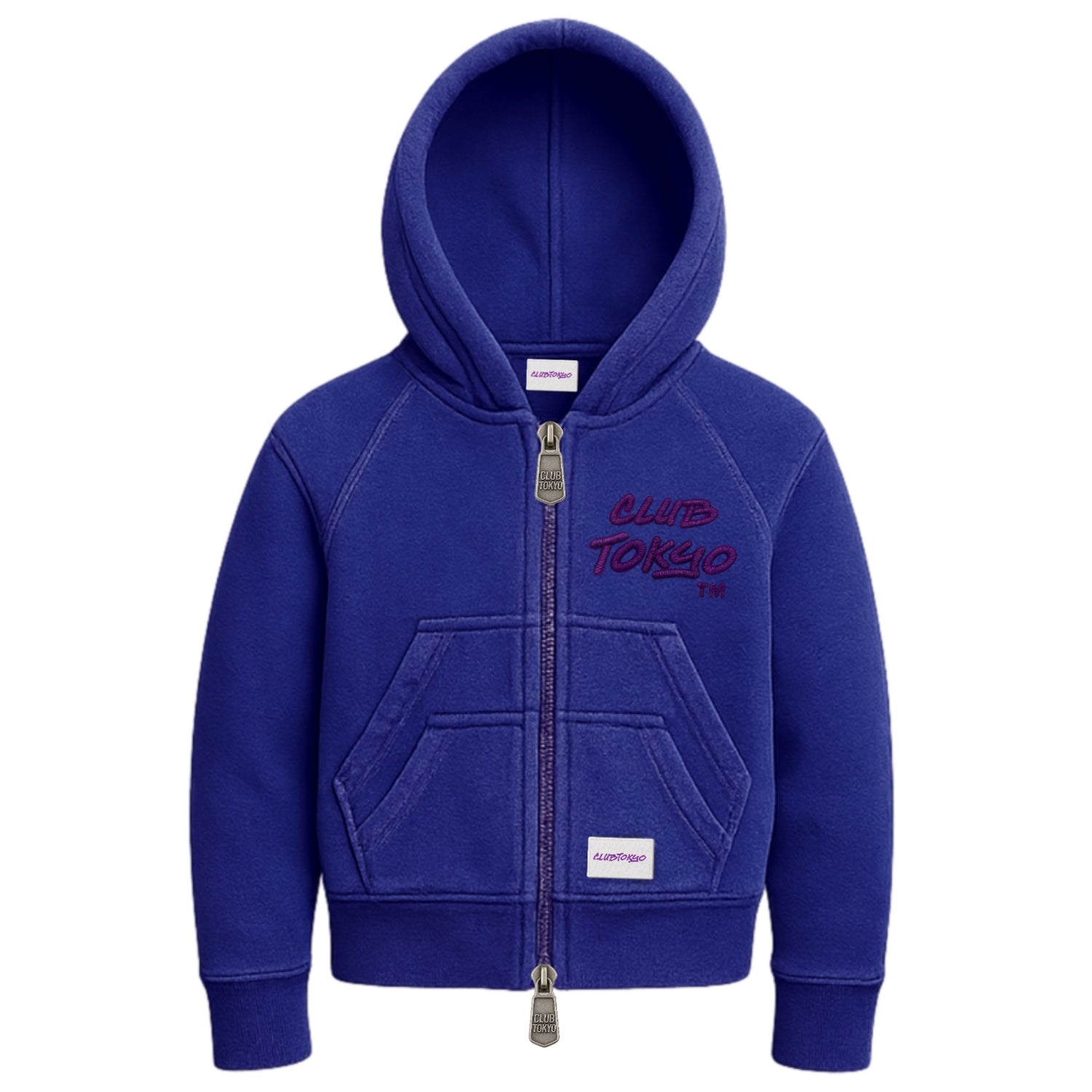 CLUBTOKYO™ Fleece Zip Hoodie – Blue