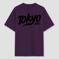 Tokyo Club Graphic T-Shirt - Deep Plum