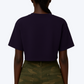 Graphic Crop T-Shirt – Dark Purple