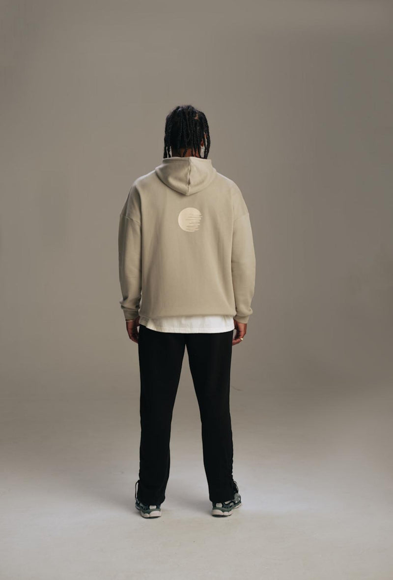 Tokyo Club Hoodie- Sandstone Beige