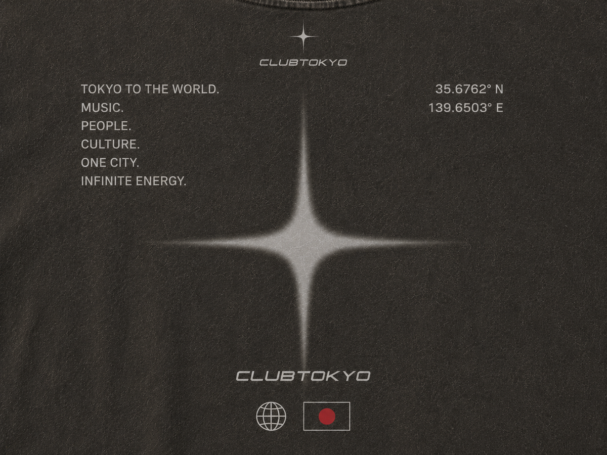 (Coming Soon) ClubTokyo Vintage Washed Cropped Tee