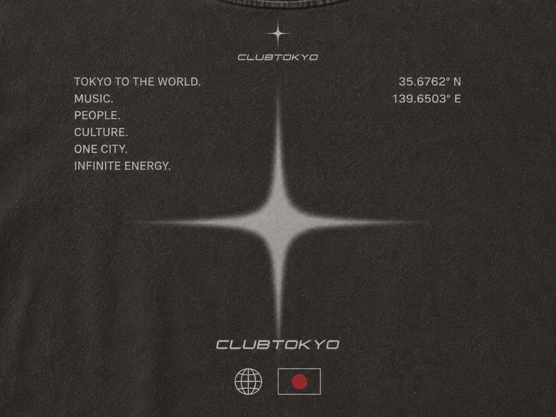 (Coming Soon) ClubTokyo Vintage Washed Cropped Tee