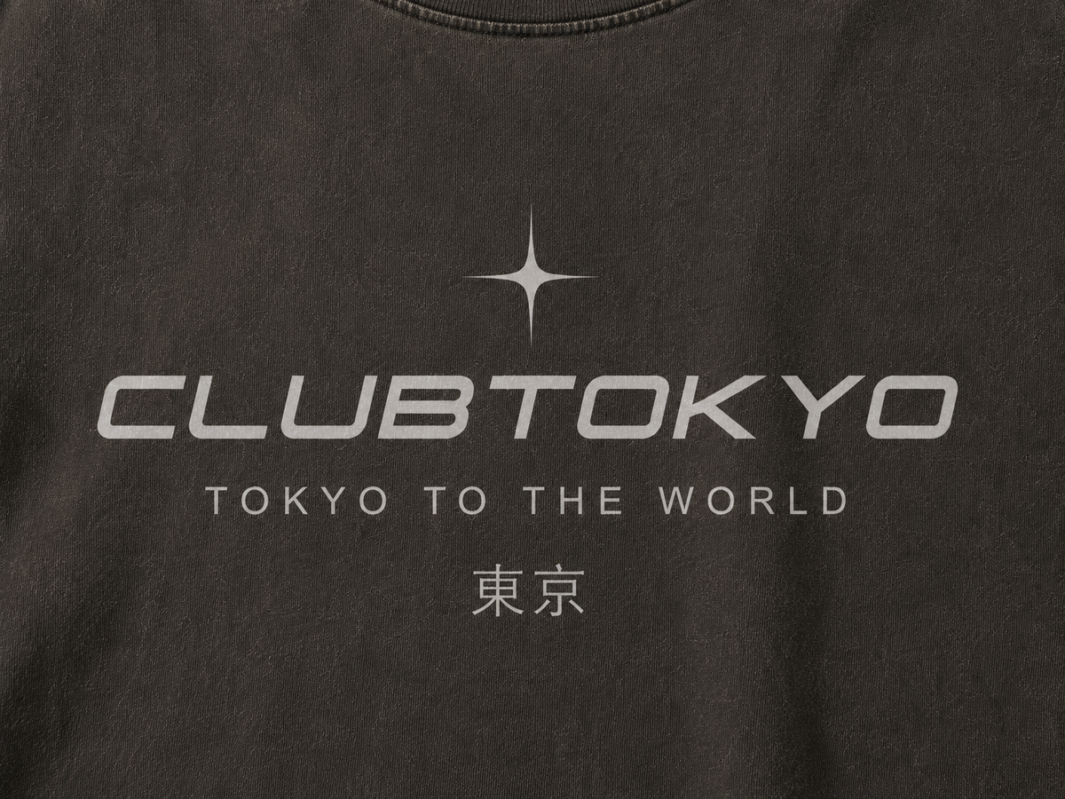 (Coming Soon) ClubTokyo Vintage Washed Cropped Tee