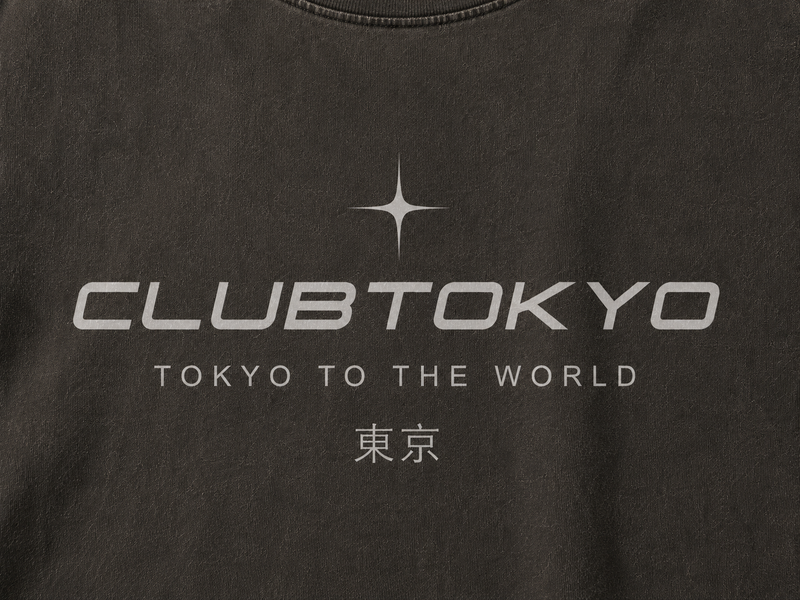 (Coming Soon) ClubTokyo Vintage Washed Cropped Tee