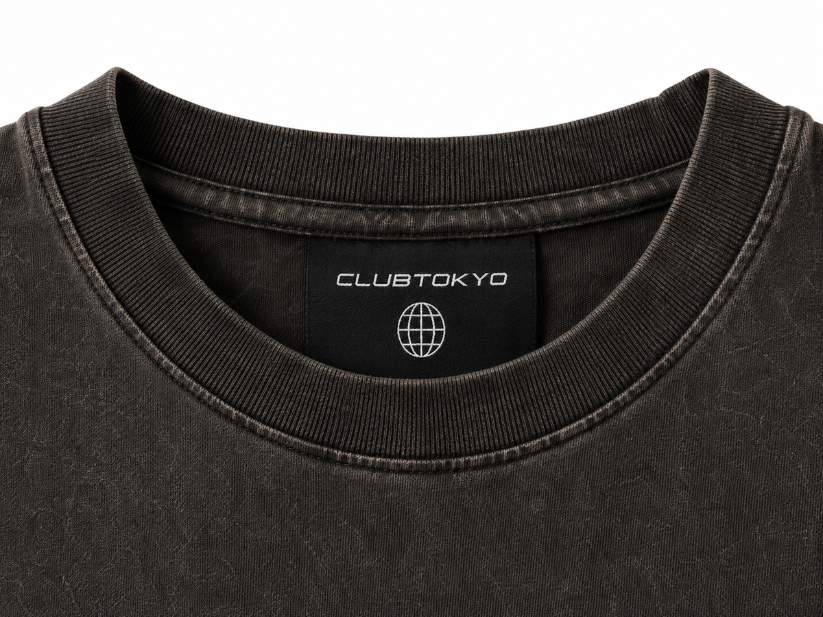 (Coming Soon) ClubTokyo Vintage Washed Cropped Tee