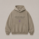 Stone Taupe Washed Oversize Hoodie