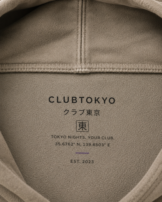 Stone Taupe Washed Oversize Hoodie