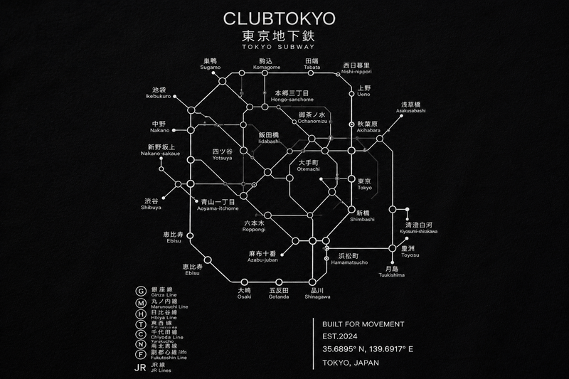 (Coming Soon) CLUBTOKYO Subway Tee
