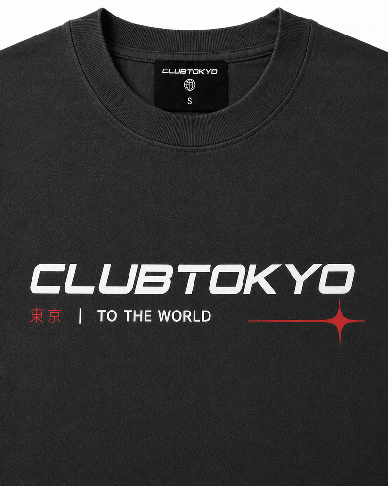 Tokyo To The World Oversized Tee