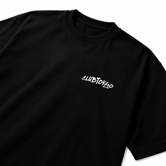 CLUBTOKYO Black Graphic T-shirt