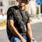 Reversible black/white multi logo bucket hat